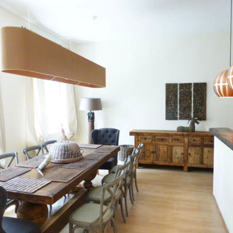 Dining table for 8 persons - Luxury Apartment Vienna - dining table