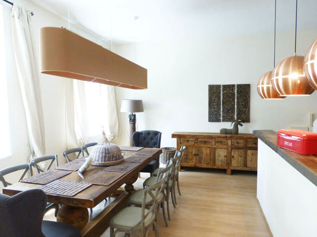 Dining table for 8 persons - Luxury Apartment Vienna - dining table