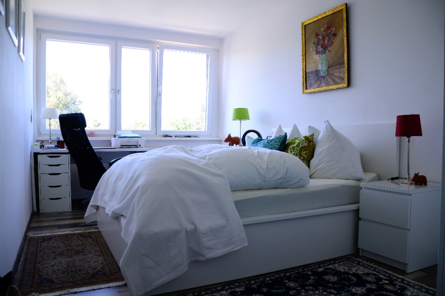 Bedroom with King-Size Bed