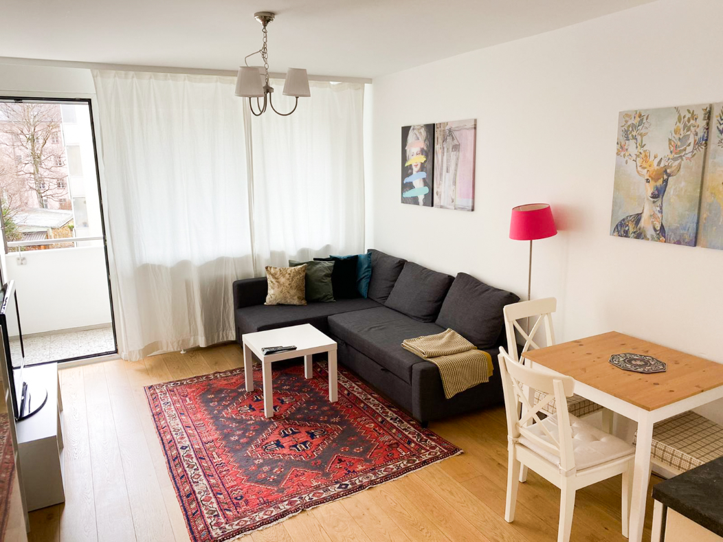 Living  Room with Balcony