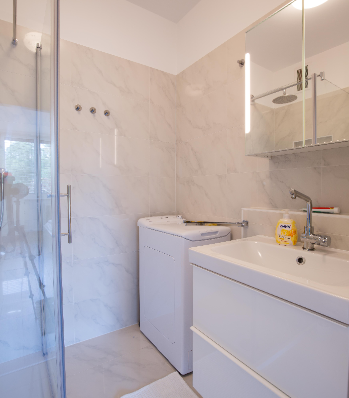 Bathroom with Washing Machine Bathroom with Washing Machine