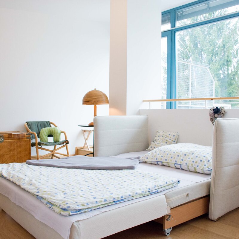 Bett für 1–2 Personen