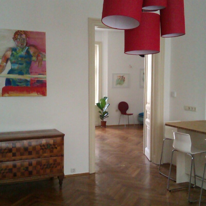 view to the living room