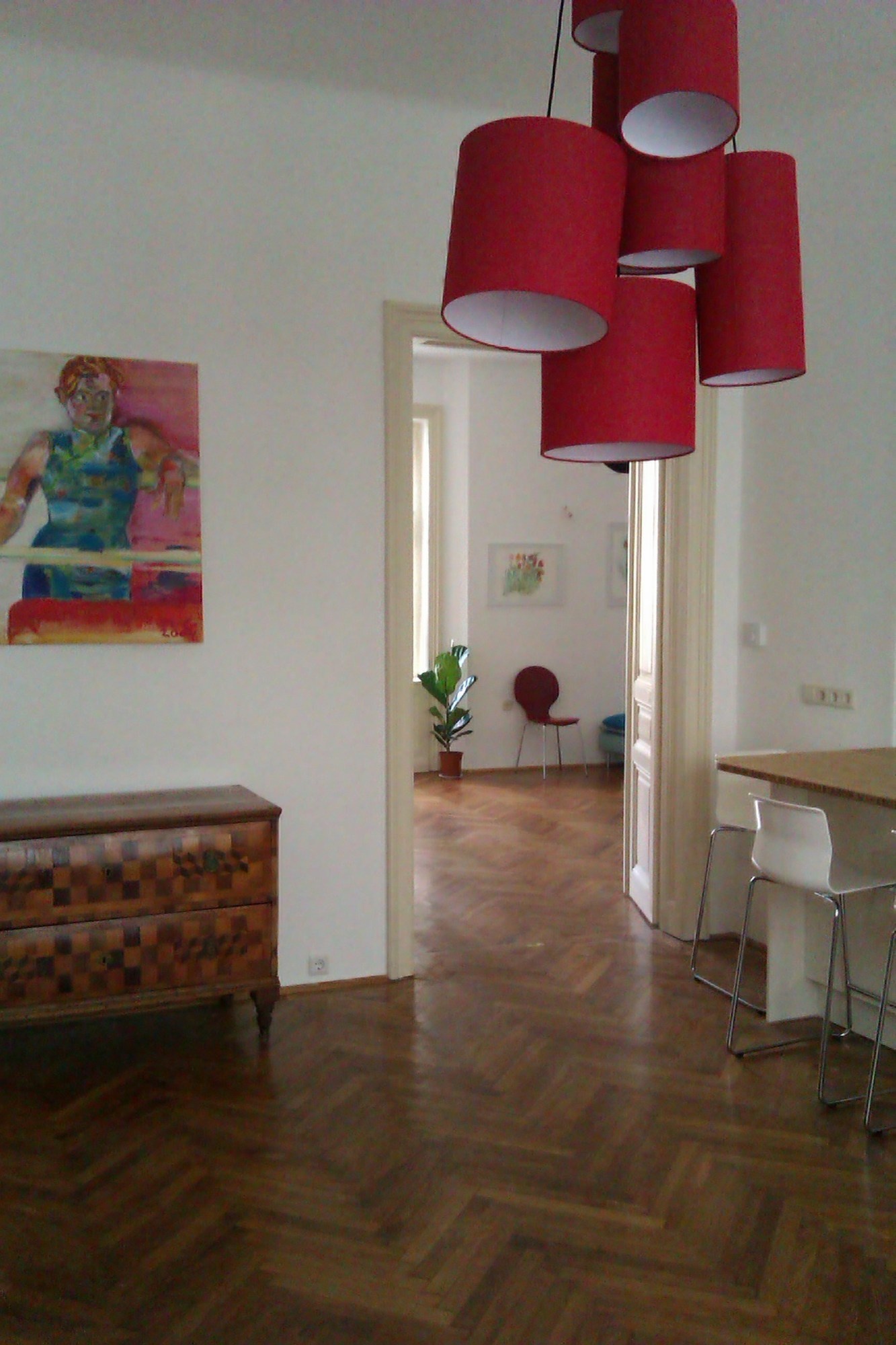 view to the living room