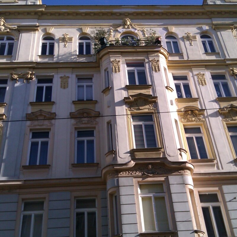 facade of the house