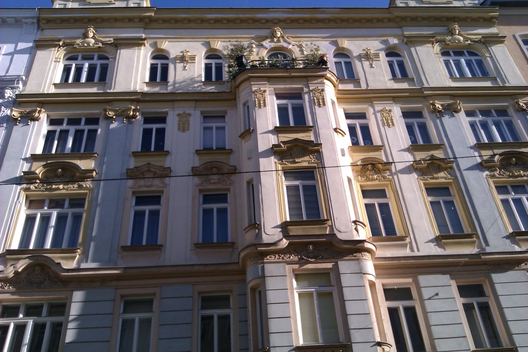 facade of the house