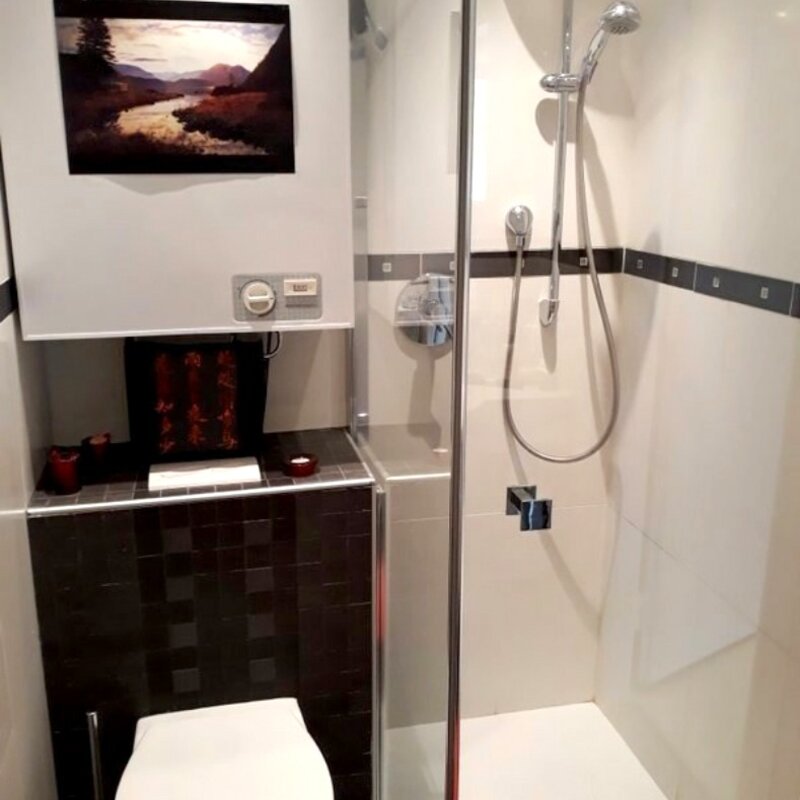 Dusche, Klo 