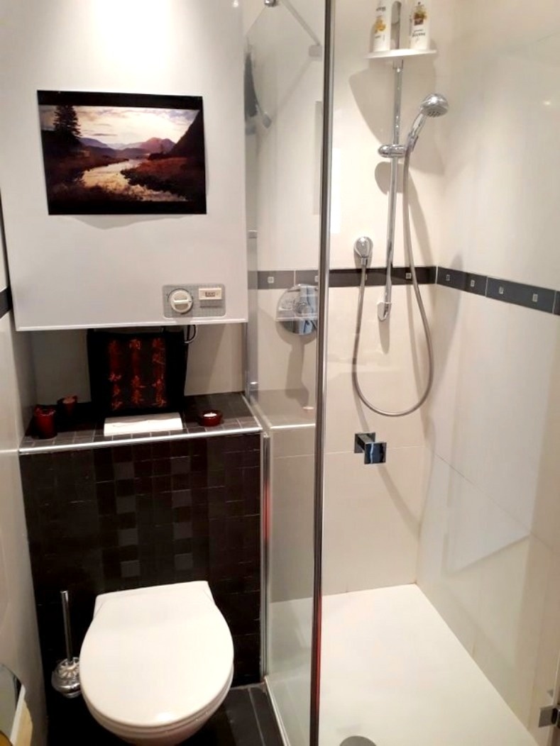 Dusche, Klo 