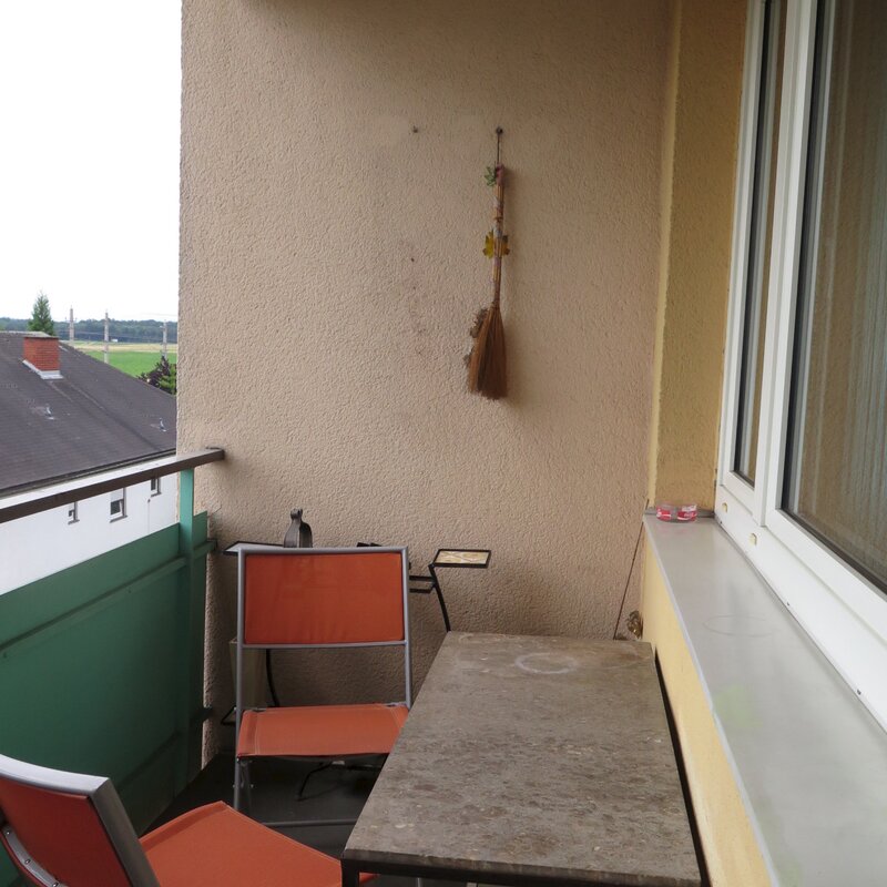 Balcony with view to the south