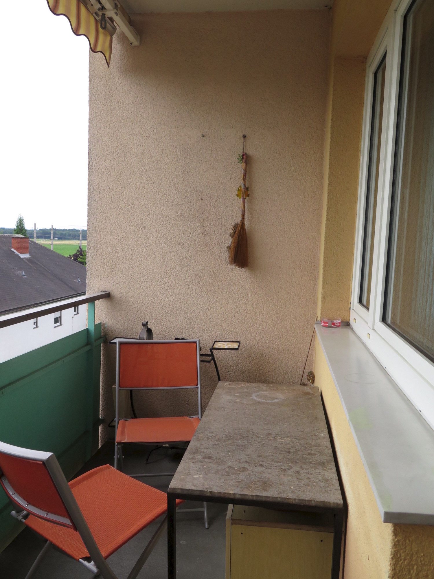 Balcony with view to the south