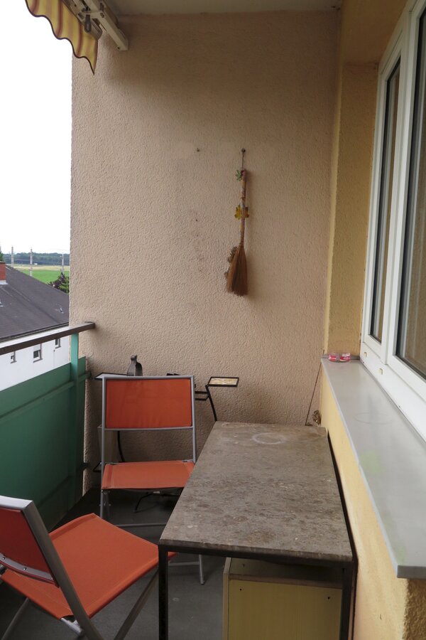 Balcony with view to the south