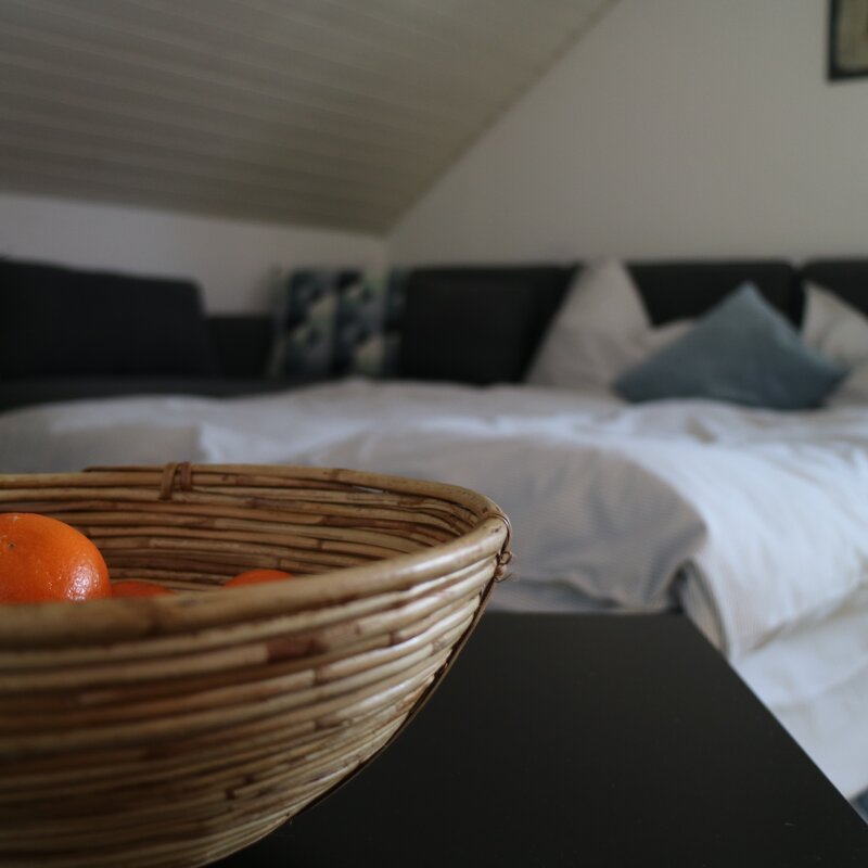 living room to relax as well as to be used as bed room for Guests