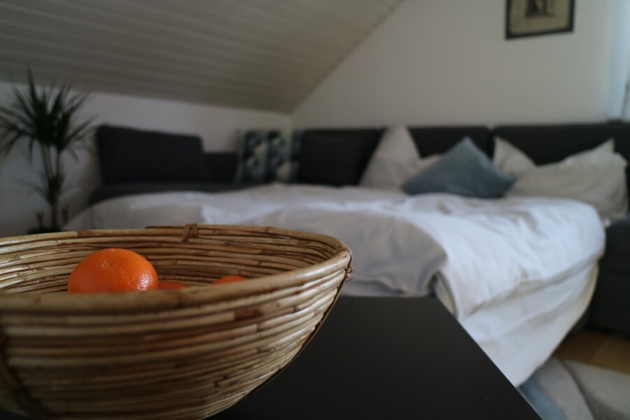 living room to relax as well as to be used as bed room for Guests