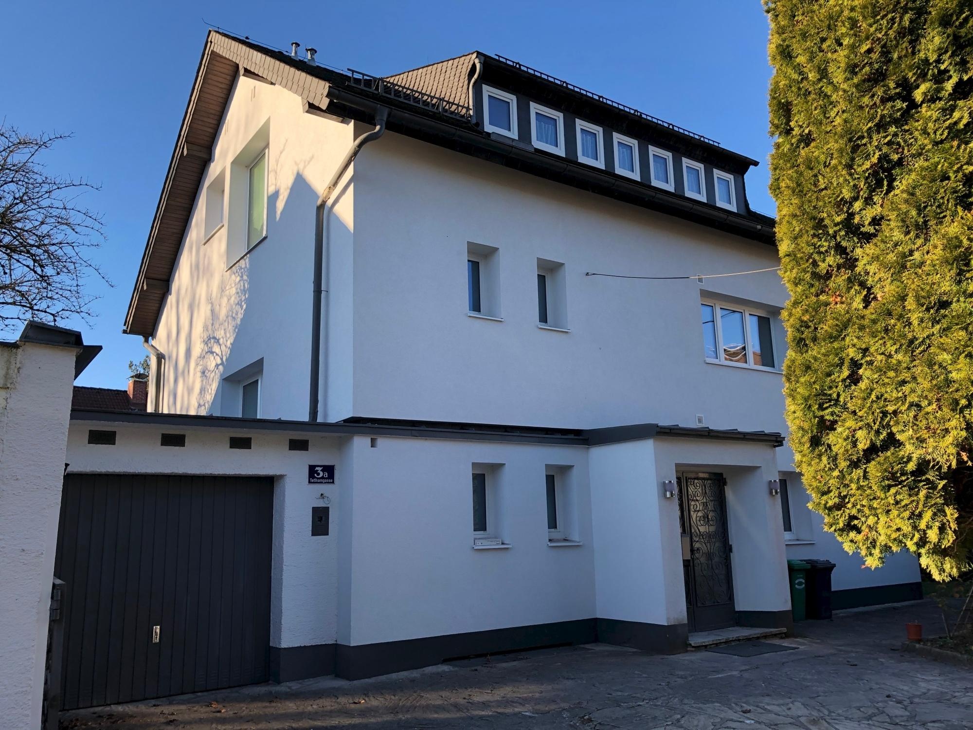 View from outside the house