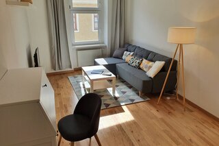 nähe Westbahnhof/ Mariahilferstraße provisionsfreie all-inclusive Kurzzeitmiete: Voll-Möblierte und ausgestattete 2-Zimmer Wohnung 