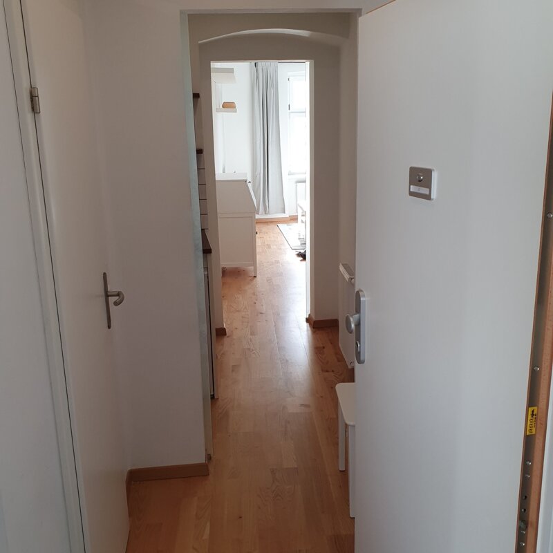 Blick durch die Wohnungstür