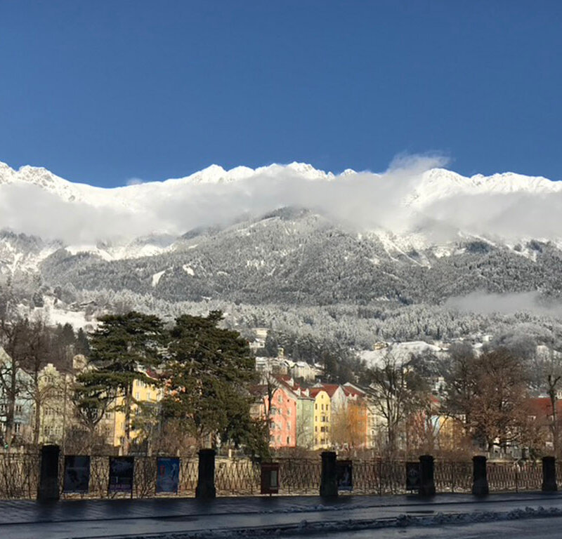 District of St. Nikolaus with view to Nordkette | © ©Inntour.at