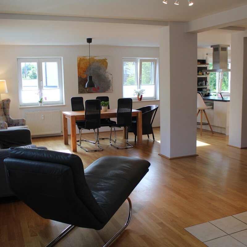 big and bright living area