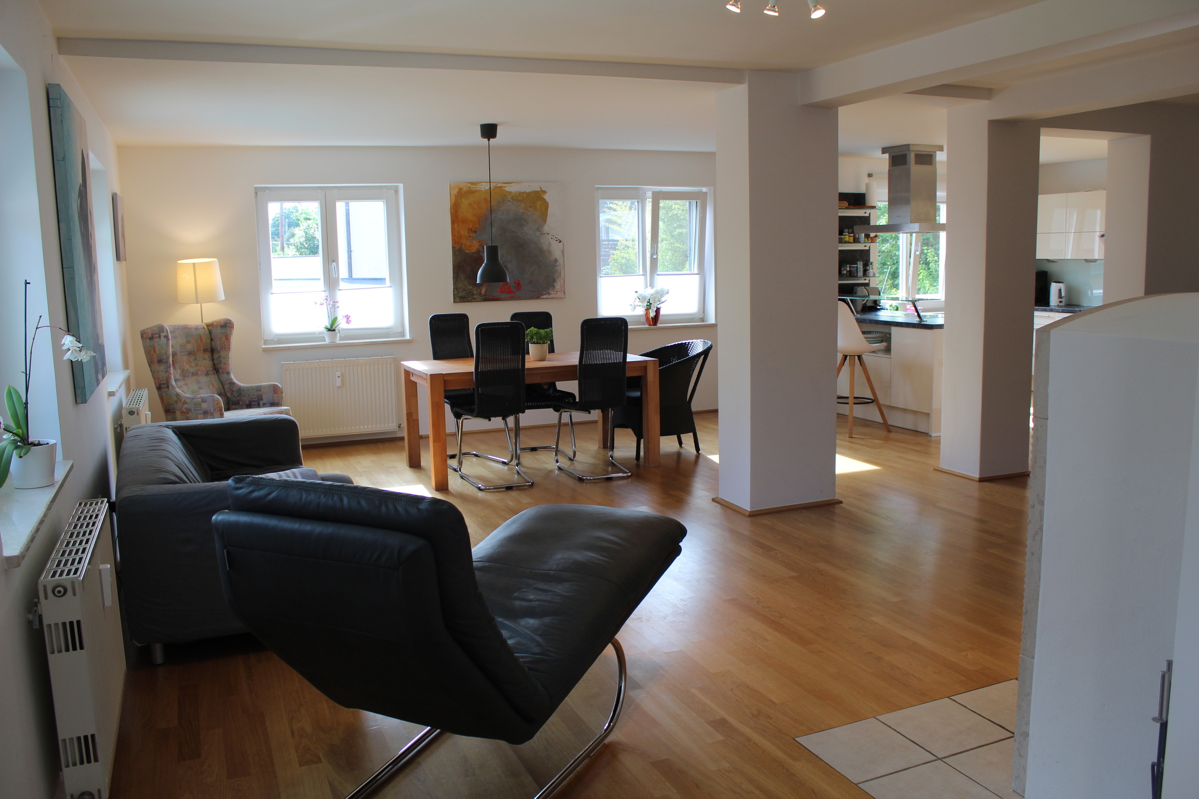 big and bright living area