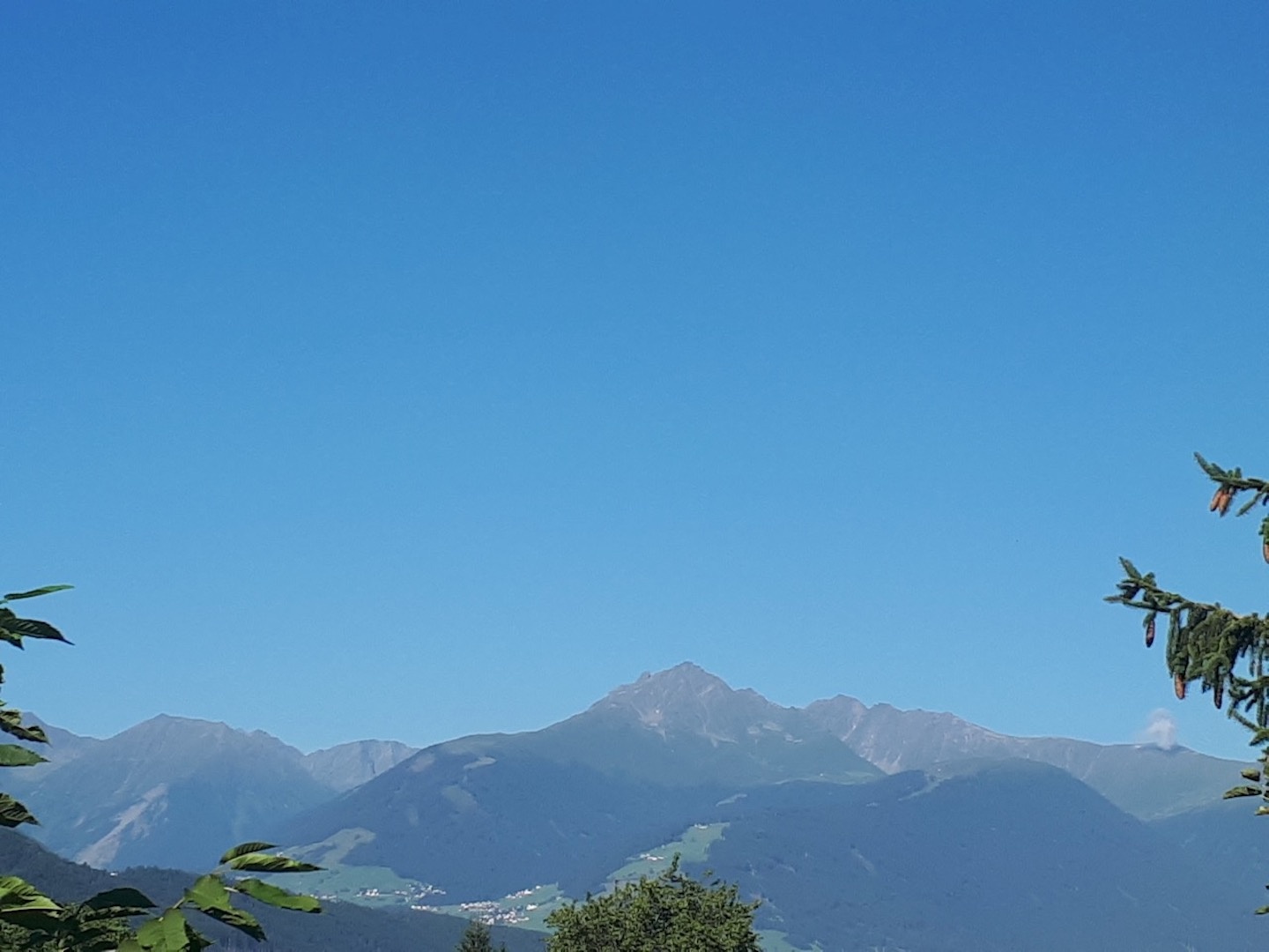 This is the view from our balcony.