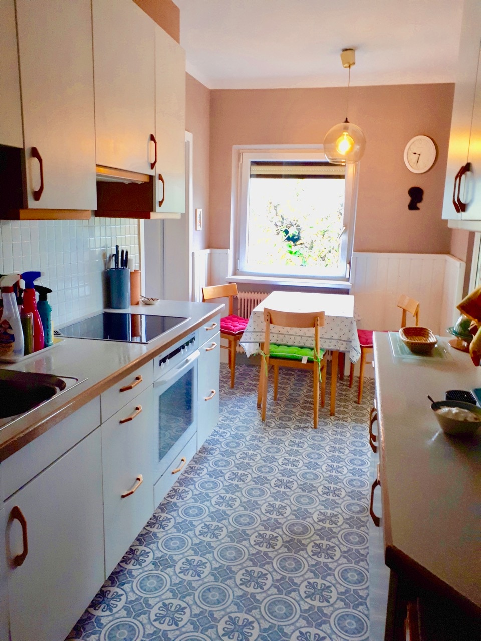 Kitchen with small dining room