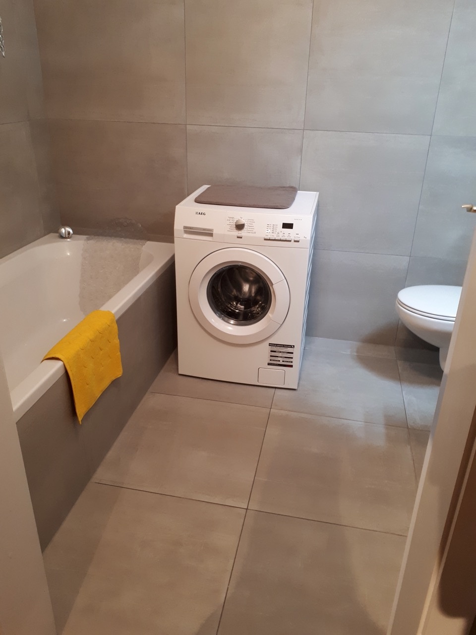 Bathtub / washing machine / toilet 