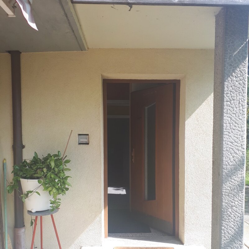 Entrance to the house