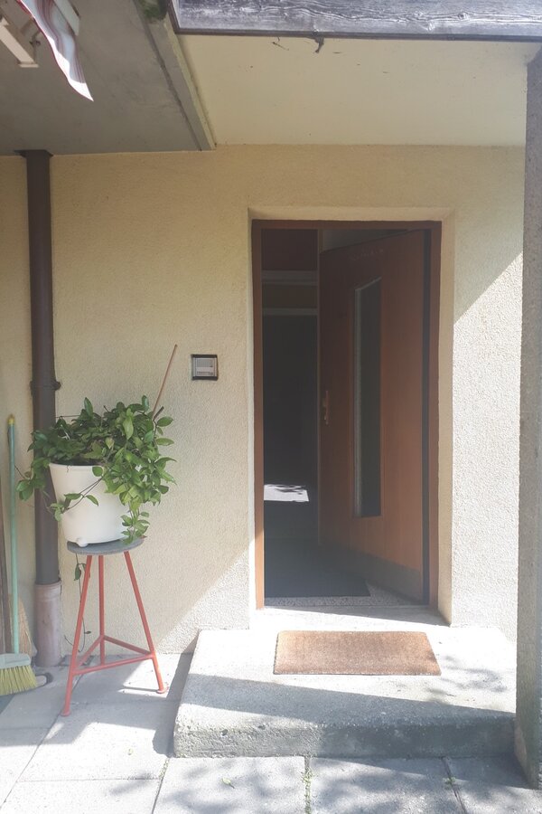 Entrance to the house