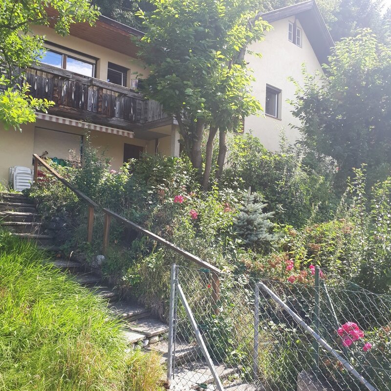 Stairway to the house