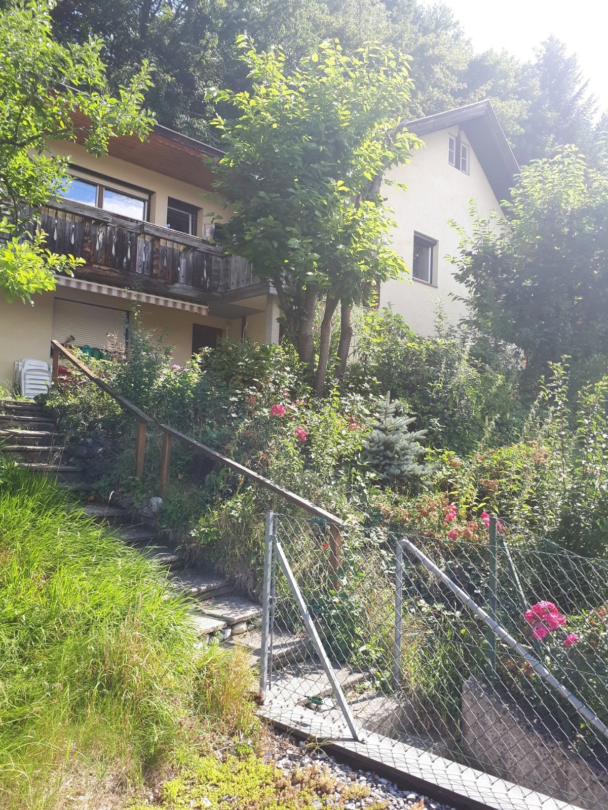 Stairway to the house