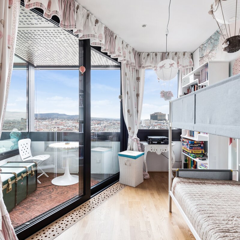 Vienna West View Schlafzimmer 2 | © Skyflats Vienna