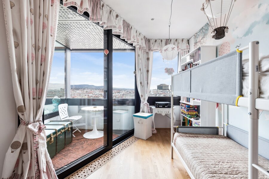 Vienna West View Schlafzimmer 2 | © Skyflats Vienna