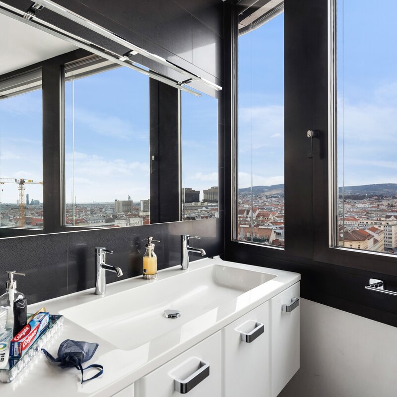 Vienna West View Badezimmer 1 | © Skyflats Vienna