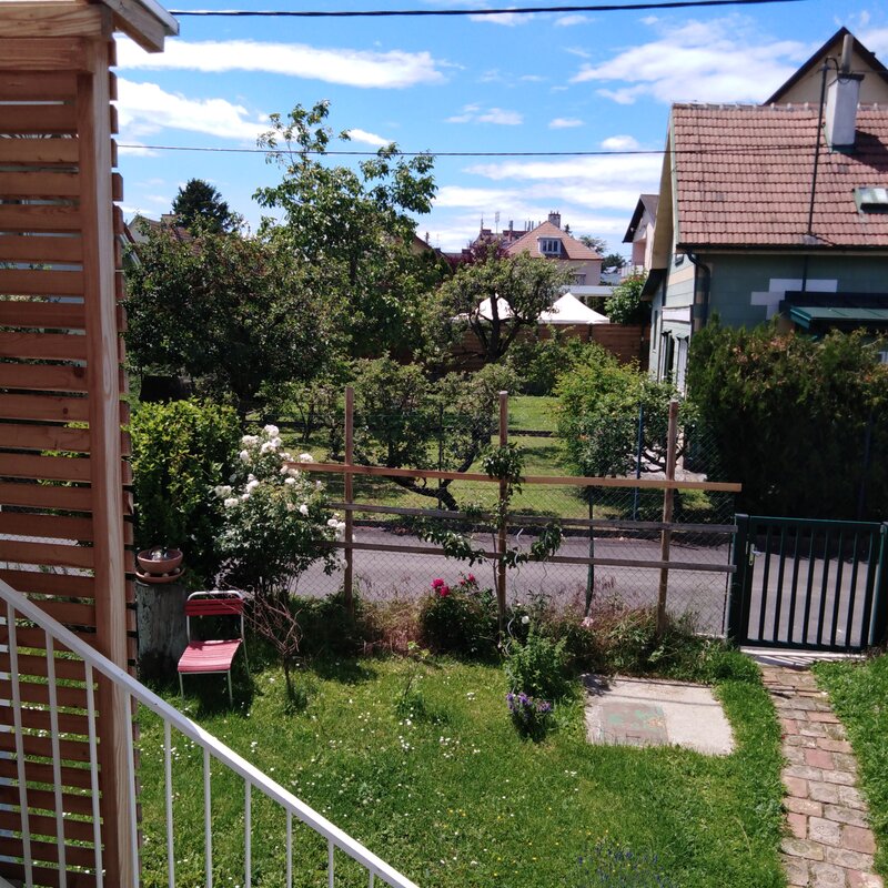 Blick aus dem Schlafzimmer