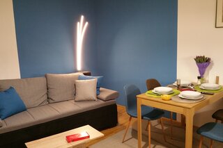 Sofa-bed and dining table