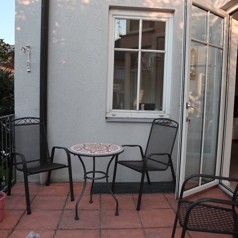 terrace on the left