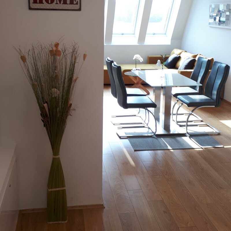 Living room from entry area