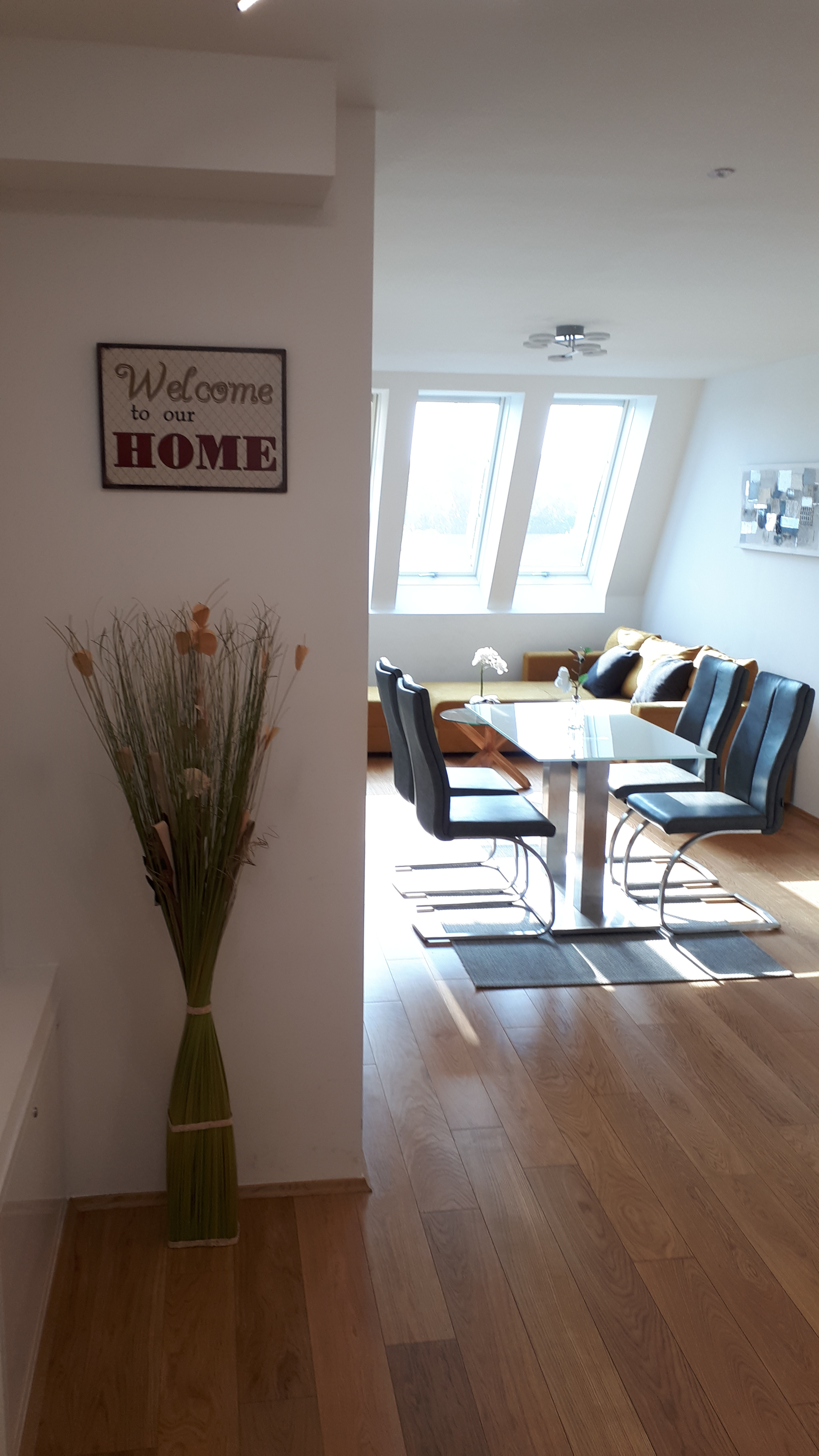 Living room from entry area