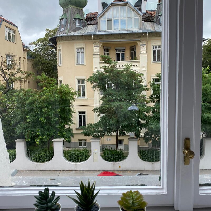 Blick aus dem Fenster