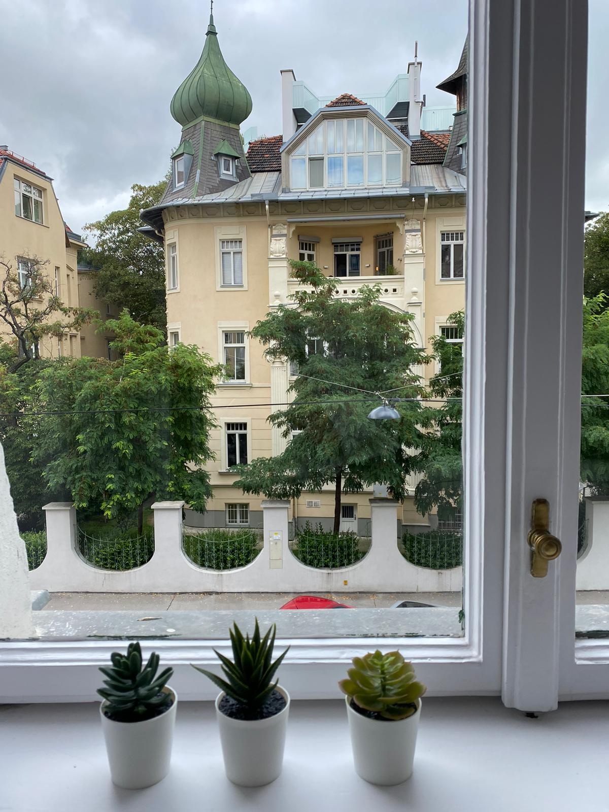 Blick aus dem Fenster