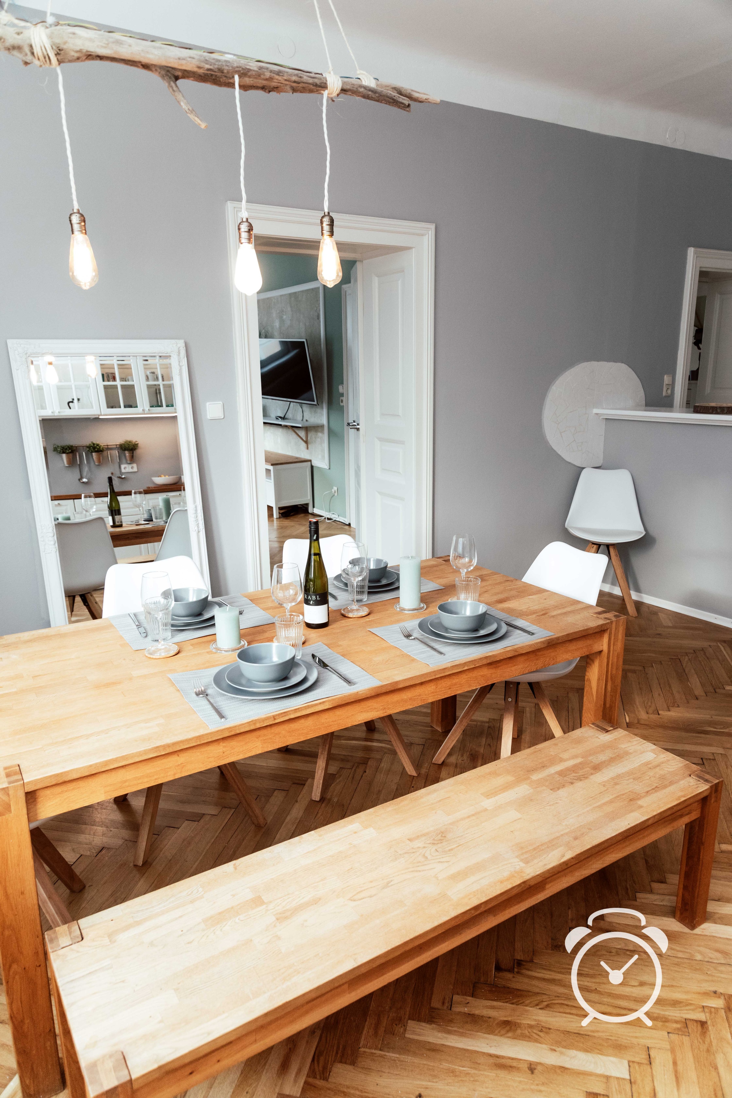 The eat-in kitchen 