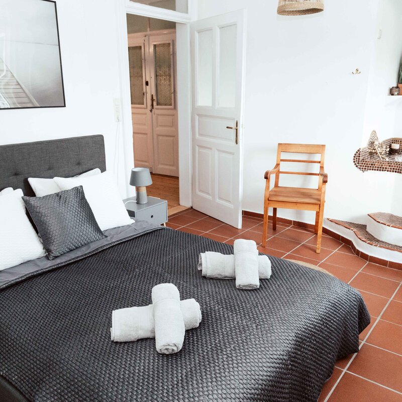 The bedroom 