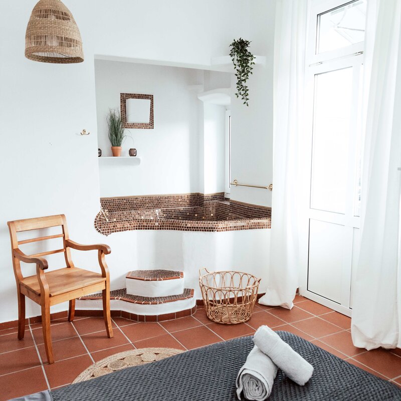 The bedroom 
