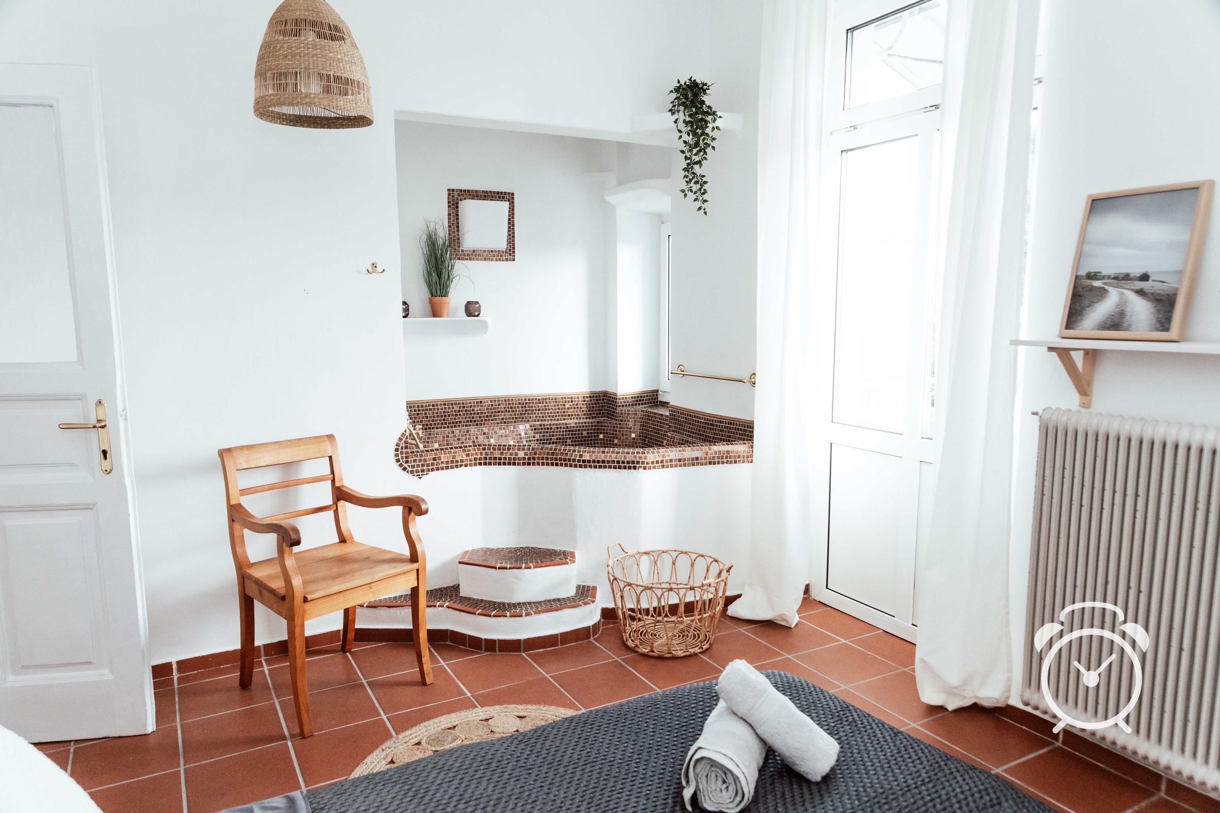 The bedroom 