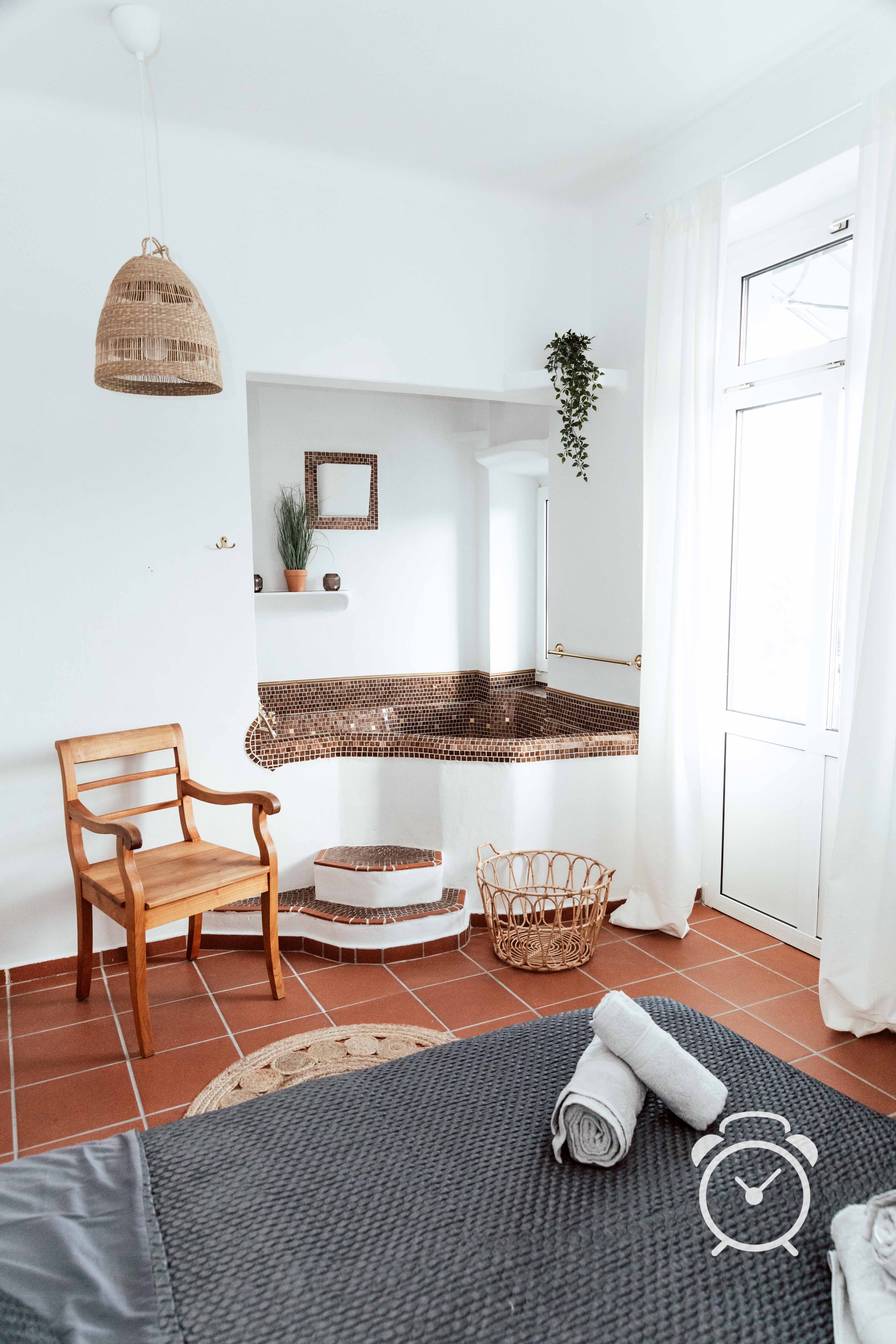 The bedroom 