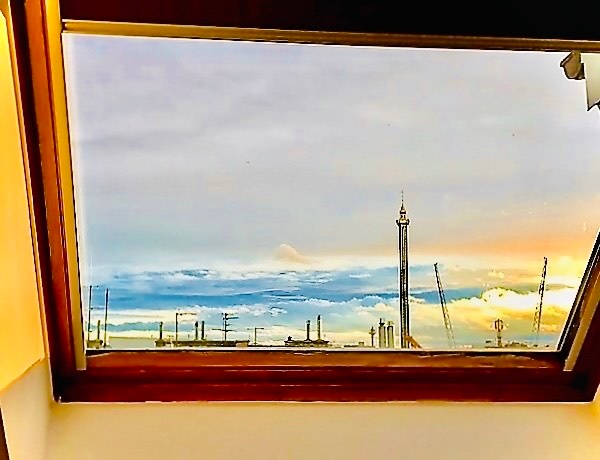 Aussicht Schlafzimmer 1.