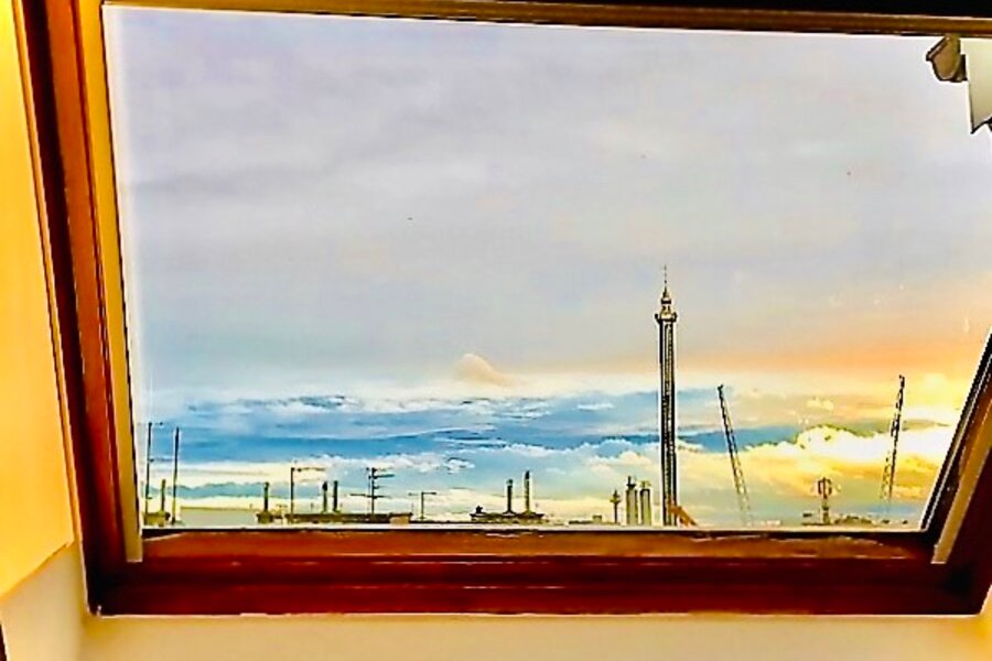 Aussicht Schlafzimmer 1.