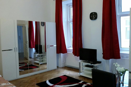 Wohn und Schlafzimmer